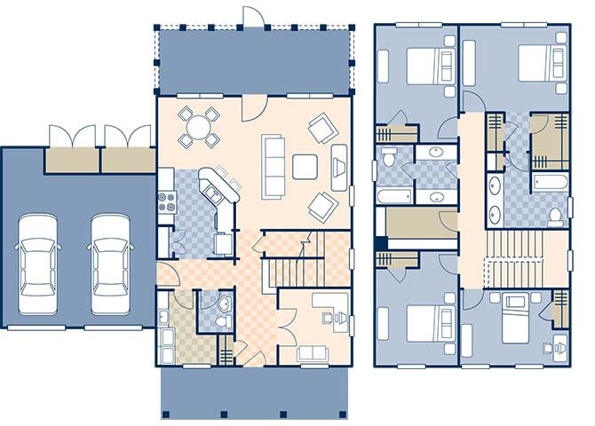 Bennett Shores East 1840 Floor Plan 3